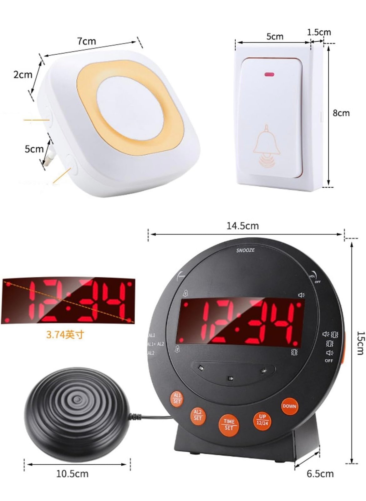 جهاز منبه LED جديد 