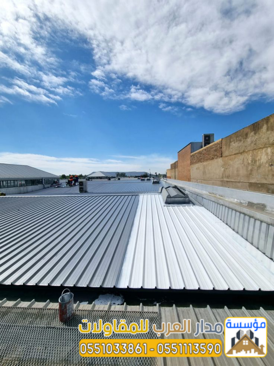 تركيب ألواح ساندوتش بانل في الرياض لأسقف المستودعات والملاحق |0551033861