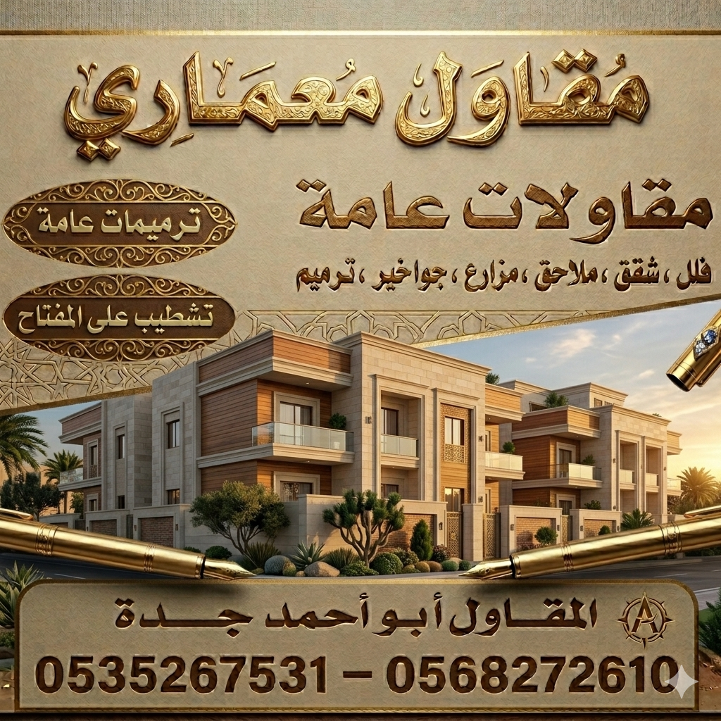 مقاول معماري جده