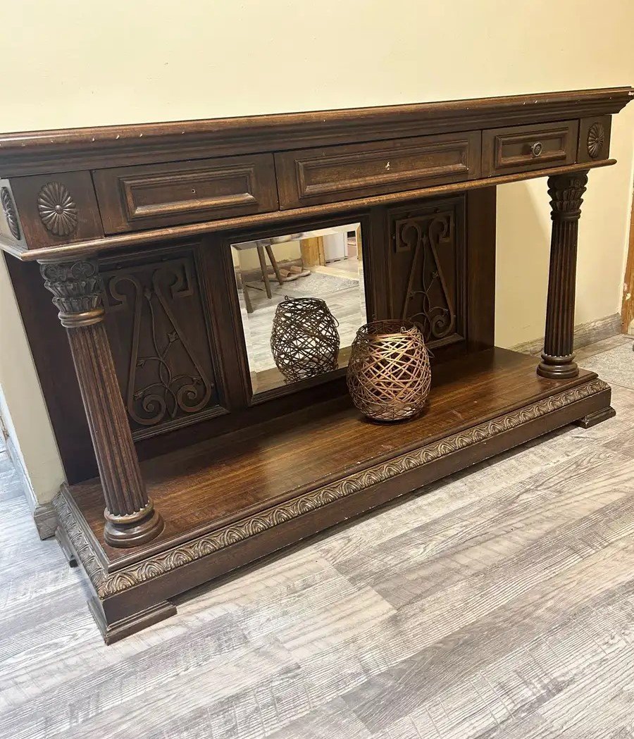 كونسول خشب تقيل