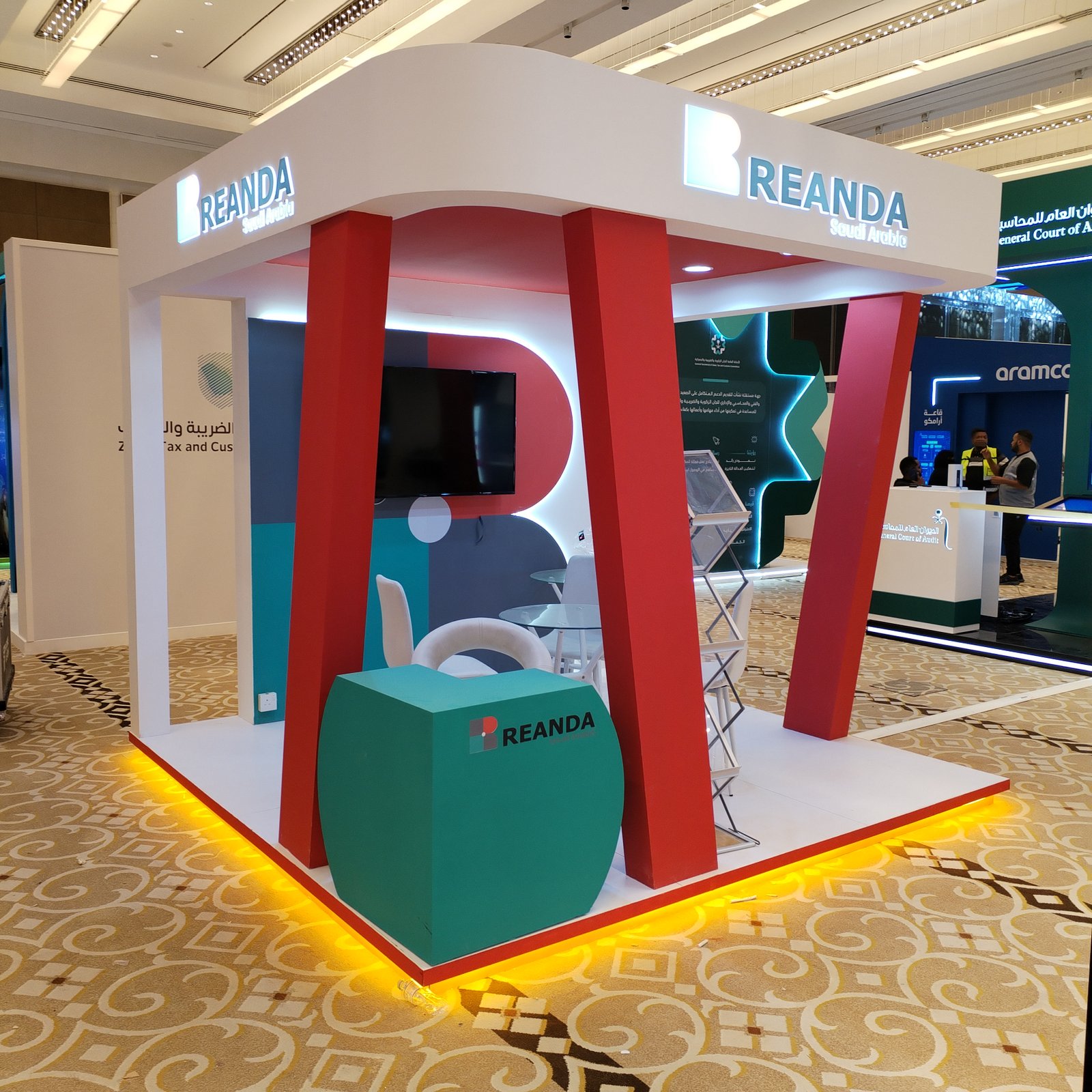 تنفيذ بوثات المعارض والمؤتمرات 