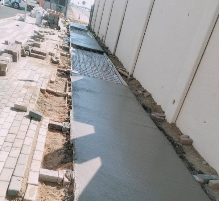 صبه خرسانه نظافه