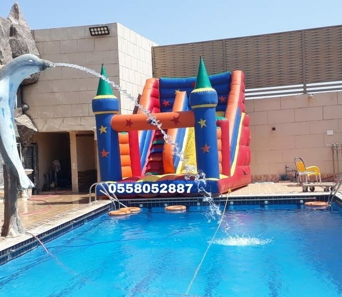 محل تاجير نطيطات زحاليق مائيه ملعب صابوني الرياض 0558052887