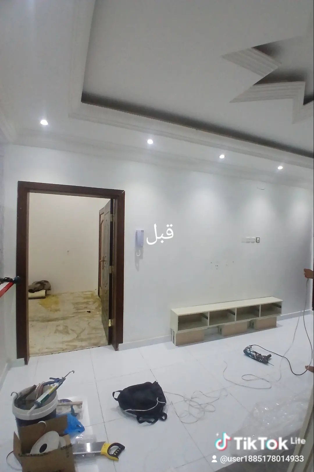 ديكورات شاشه لد اضاءة بروفايل شيبورد