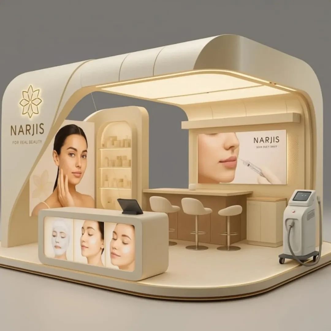 ✔ تصميم بوثات ثلاثي الأبعاد احترافي
✔ تصنيع وتنفيذ بوثات المعارض
✔ شاشات عرض وتقنيات تفاعلية
✔ طباعة جميع المواد الدعائية
✔ تجهيز كامل للفعاليات والمعارض
اجعل حضورك في المعرض تجربة لا تُنسى.