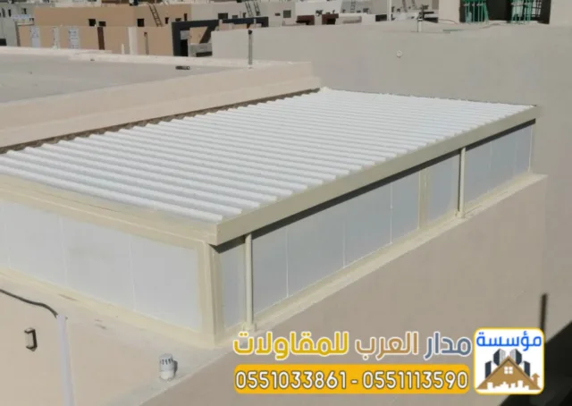 مقاول ساندوتش بانل بالرياض | تركيب ملاحق وهناجر ساندوتش بانل 0551033861
