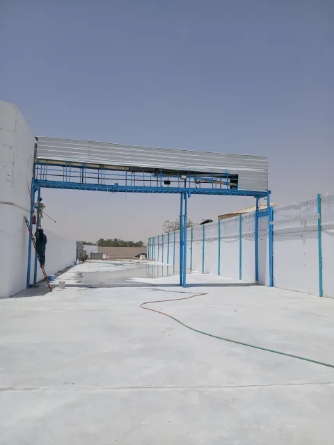 حداد لحام حديد مضلات مستودعات هناجر